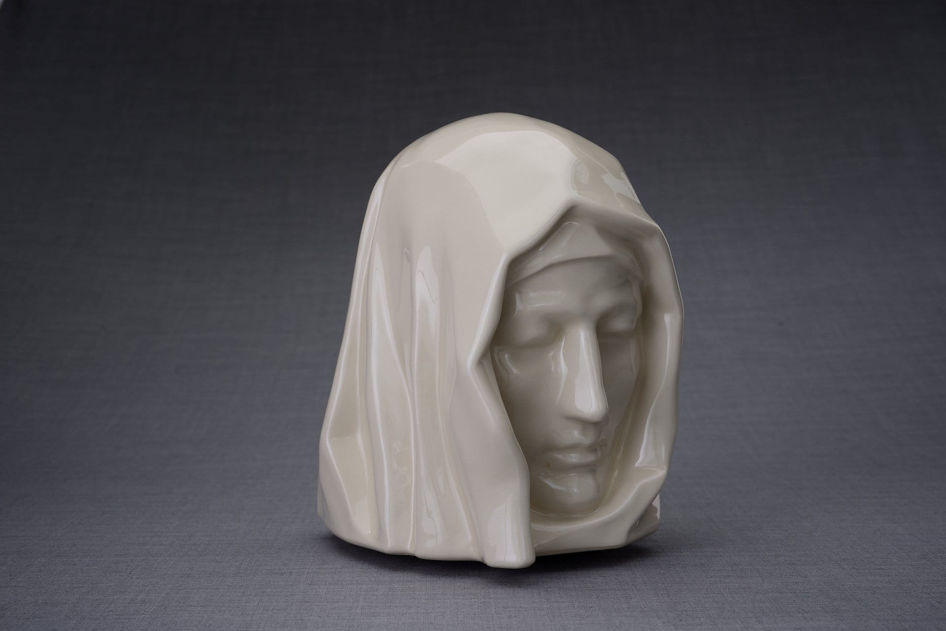 The Holy Mother Handmade Cremation Urn for Ashes, size Large/Adult, color Transparent-Pulvis Art Urns