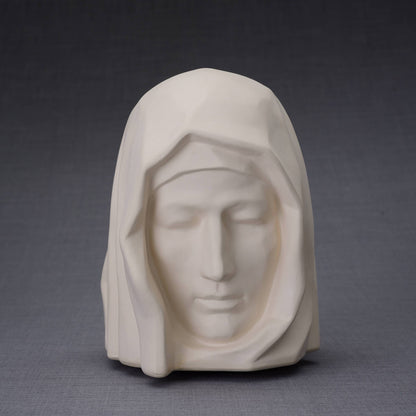 The Holy Mother Handmade Cremation Urn for Ashes, size Large/Adult, color Unglazed-PulvisArtUrns-Pulvis Art Urns