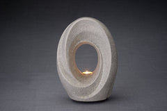 Handmade Cremation Urn for Ashes "The Passage" - Large | Craquelure | Ceramic