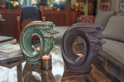 Pulvis Art Urns Adult Size Urn Handmade Cremation Urn "Zephyr" 