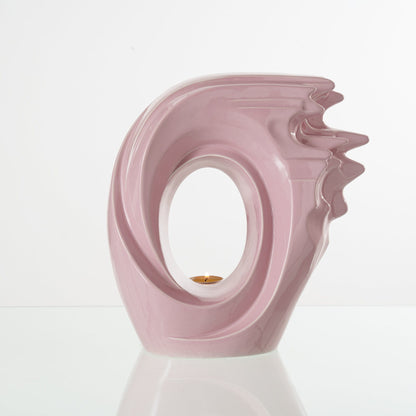 Pulvis Art Urns Adult Size Urn Handmade Cremation Urn "Zephyr" - Adult Ceramic Urn | Pink