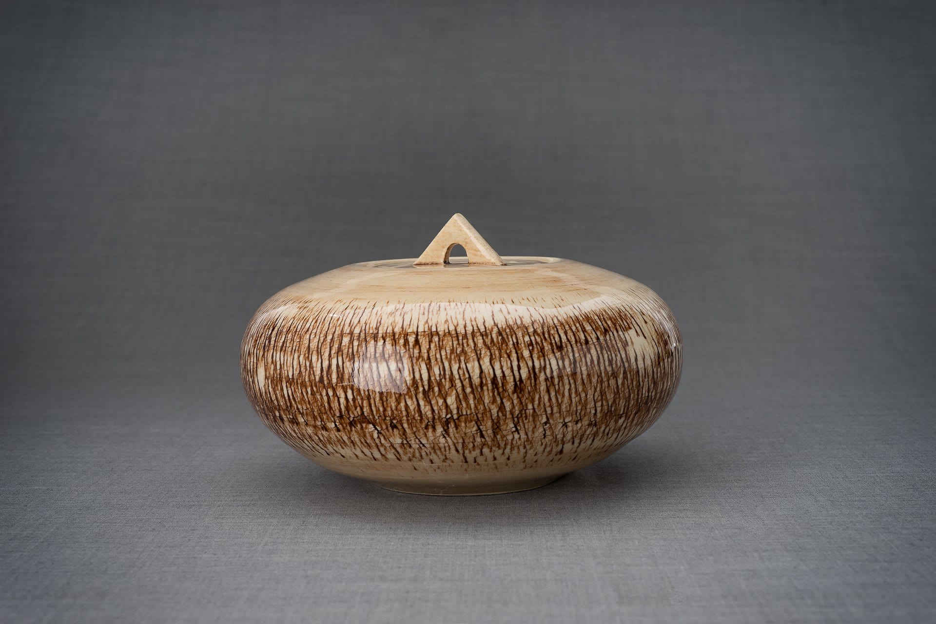 Ceramic Art Urn for Ashes - handmade on a pottery wheel by Pulvis Art Urns