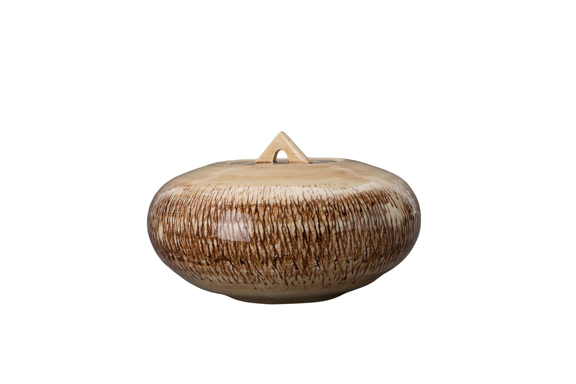Ceramic Art Urn for Ashes - handmade on a pottery wheel by Pulvis Art Urns