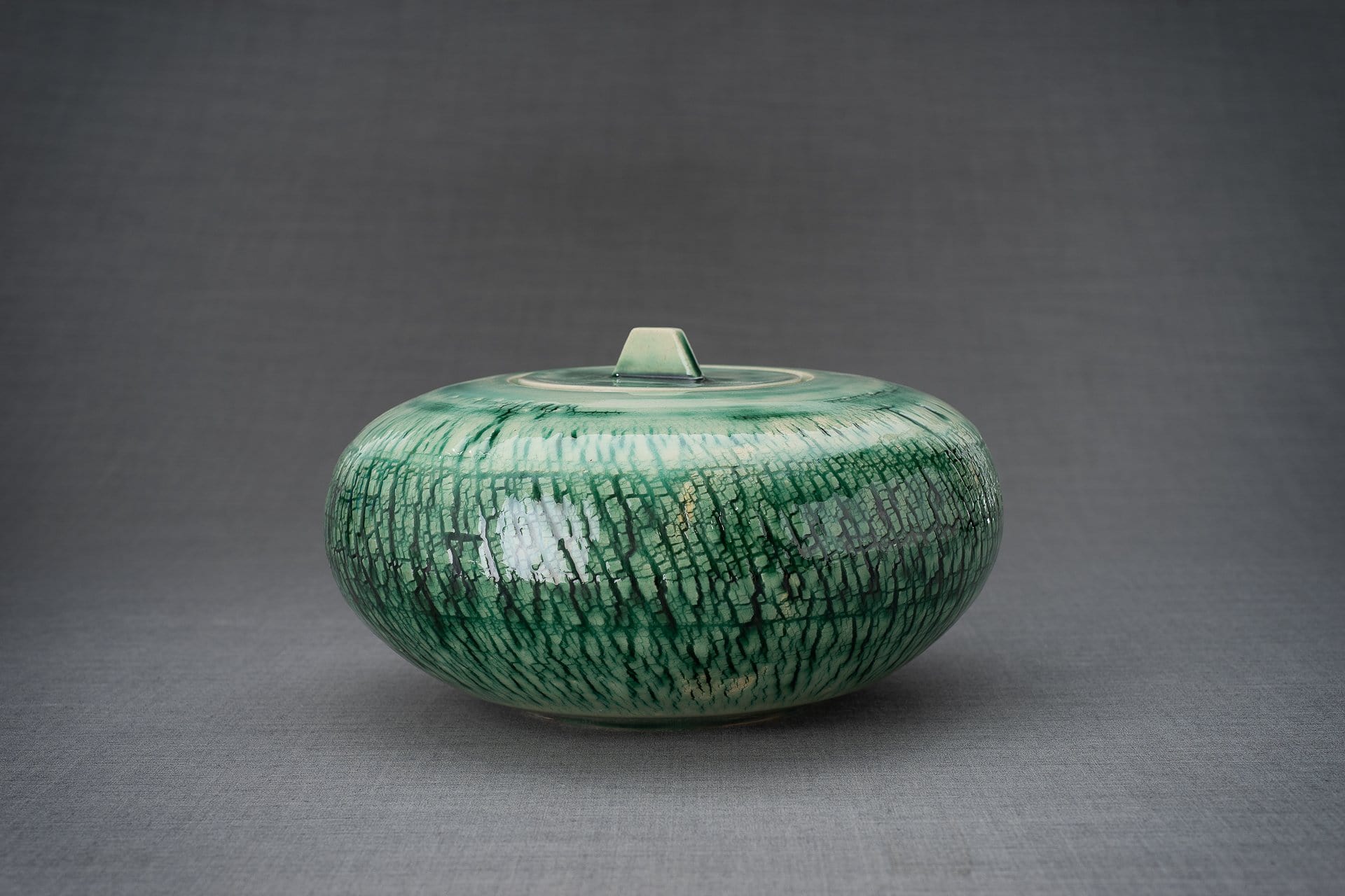 Ceramic Art Urn for Ashes - handmade on a pottery wheel by Pulvis Art Urns