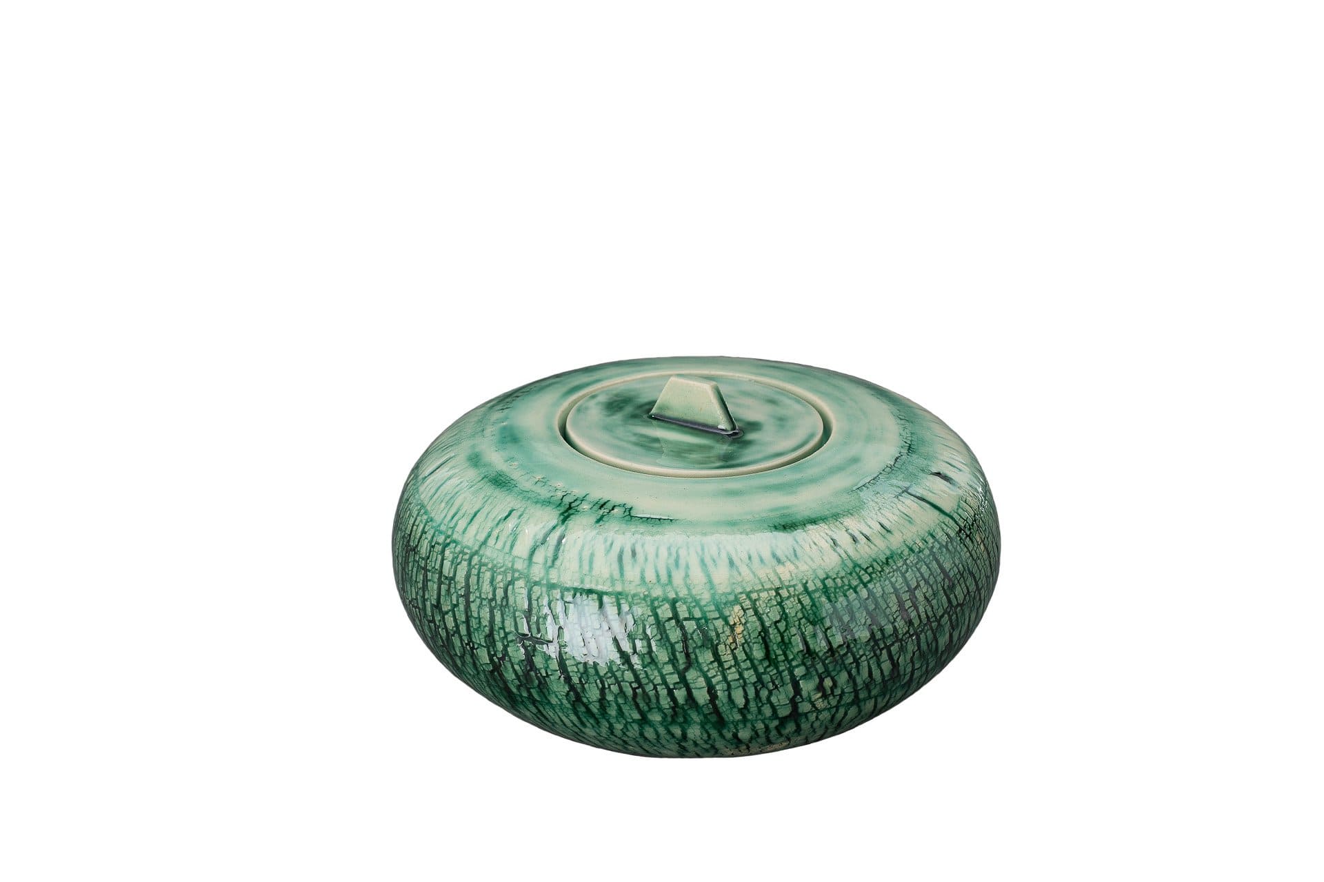 Ceramic Art Urn for Ashes - handmade on a pottery wheel by Pulvis Art Urns