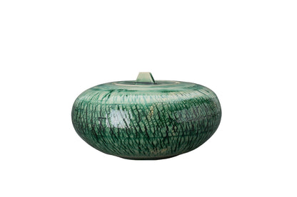 Ceramic Art Urn for Ashes - handmade on a pottery wheel by Pulvis Art Urns
