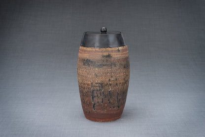 Ceramic Art Urn for Ashes - handmade on a pottery wheel by Pulvis Art Urns