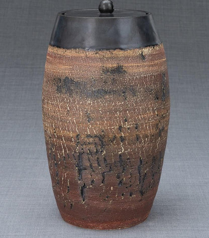 Ceramic Art Urn for Ashes - handmade on a pottery wheel by Pulvis Art Urns