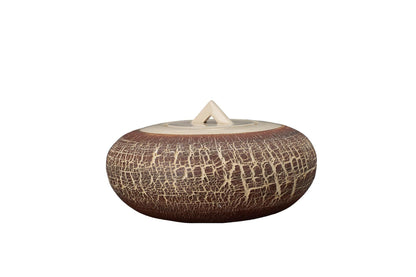 Ceramic Art Urn for Ashes - handmade on a pottery wheel by Pulvis Art Urns