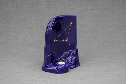 Pulvis Art Urns Adult Size Urn Zodiac Urn for Ashes "Capricorn" - Large | Star Sign Urn
