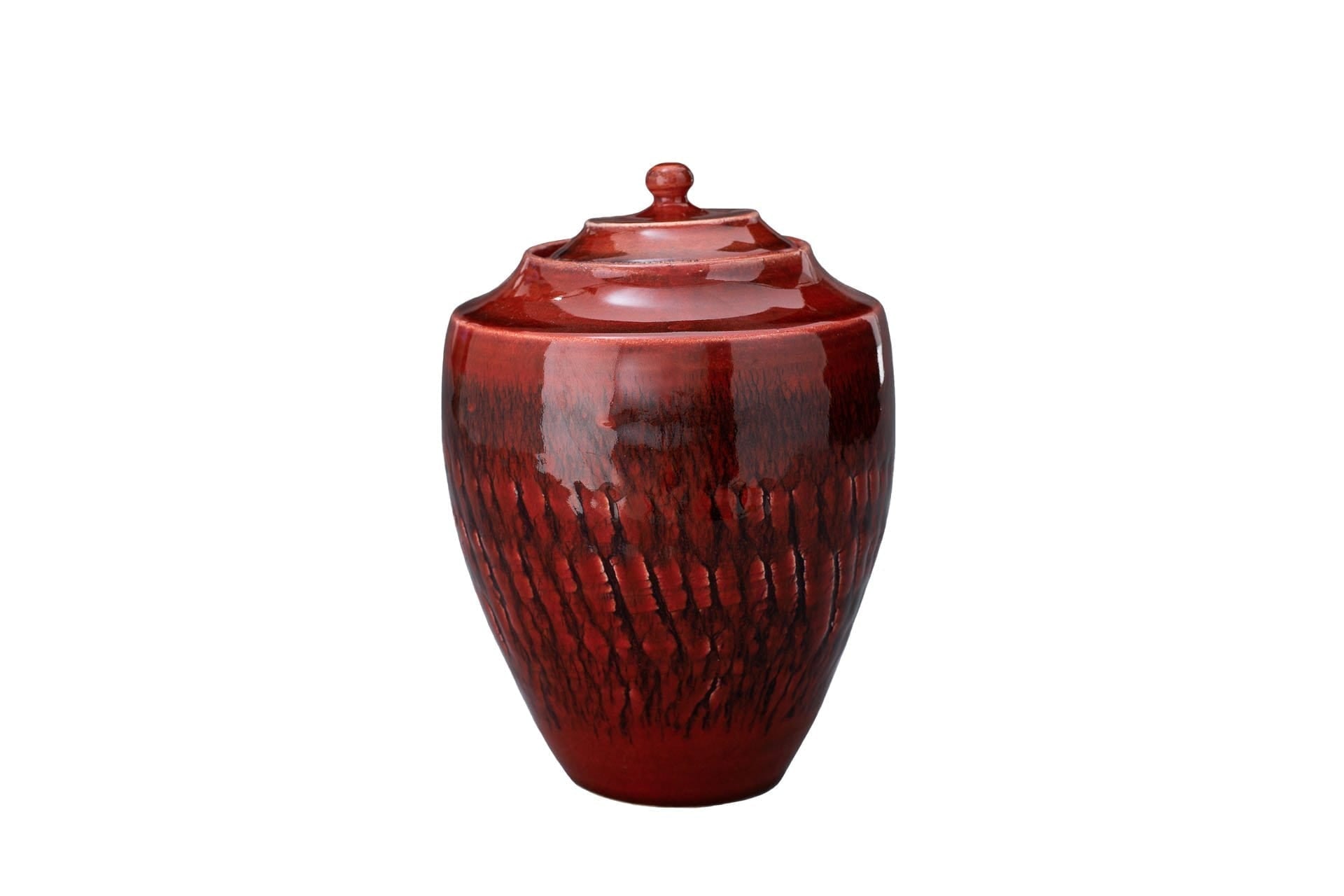Ceramic Art Urn for Ashes - handmade on a pottery wheel by Pulvis Art Urns