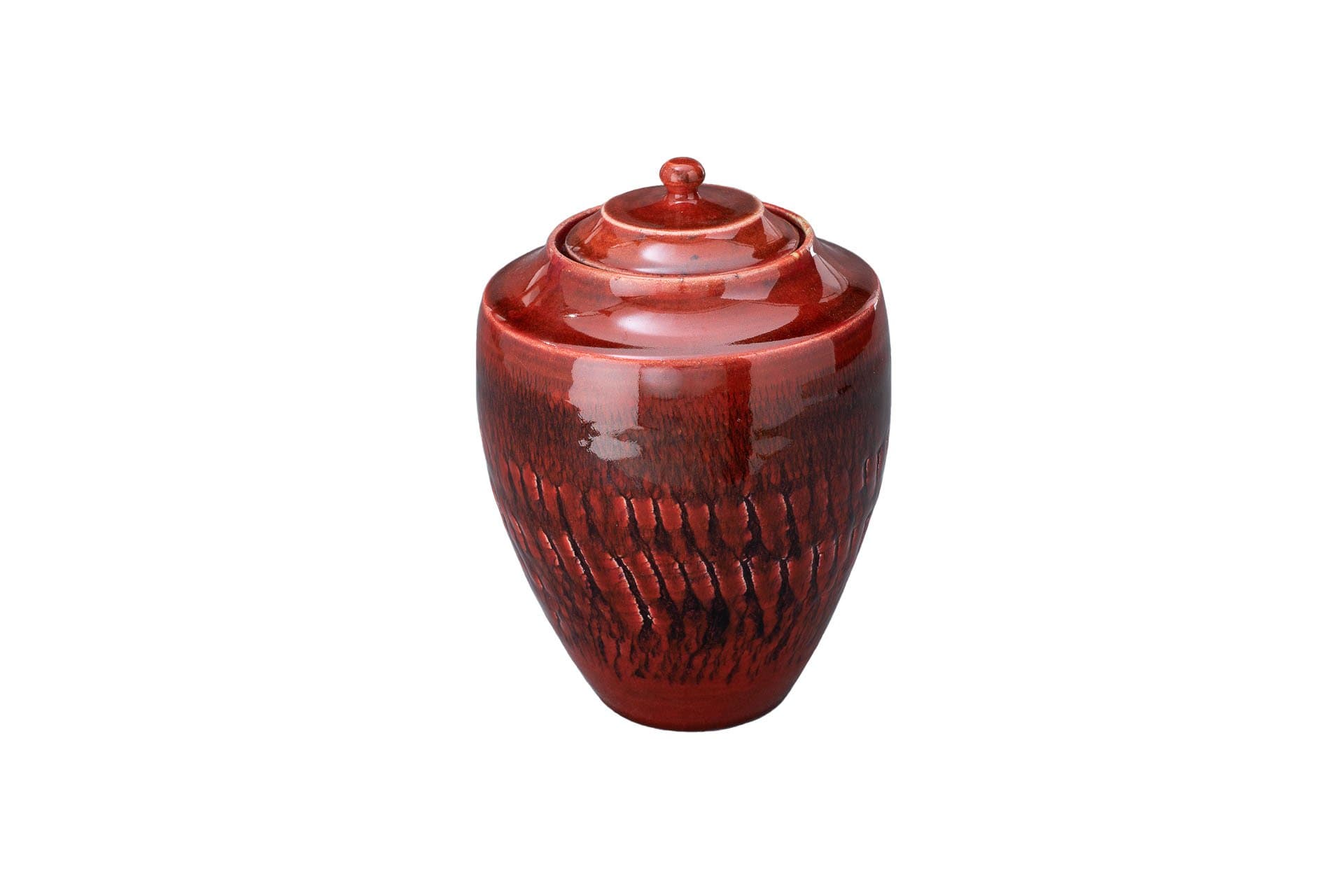 Ceramic Art Urn for Ashes - handmade on a pottery wheel by Pulvis Art Urns