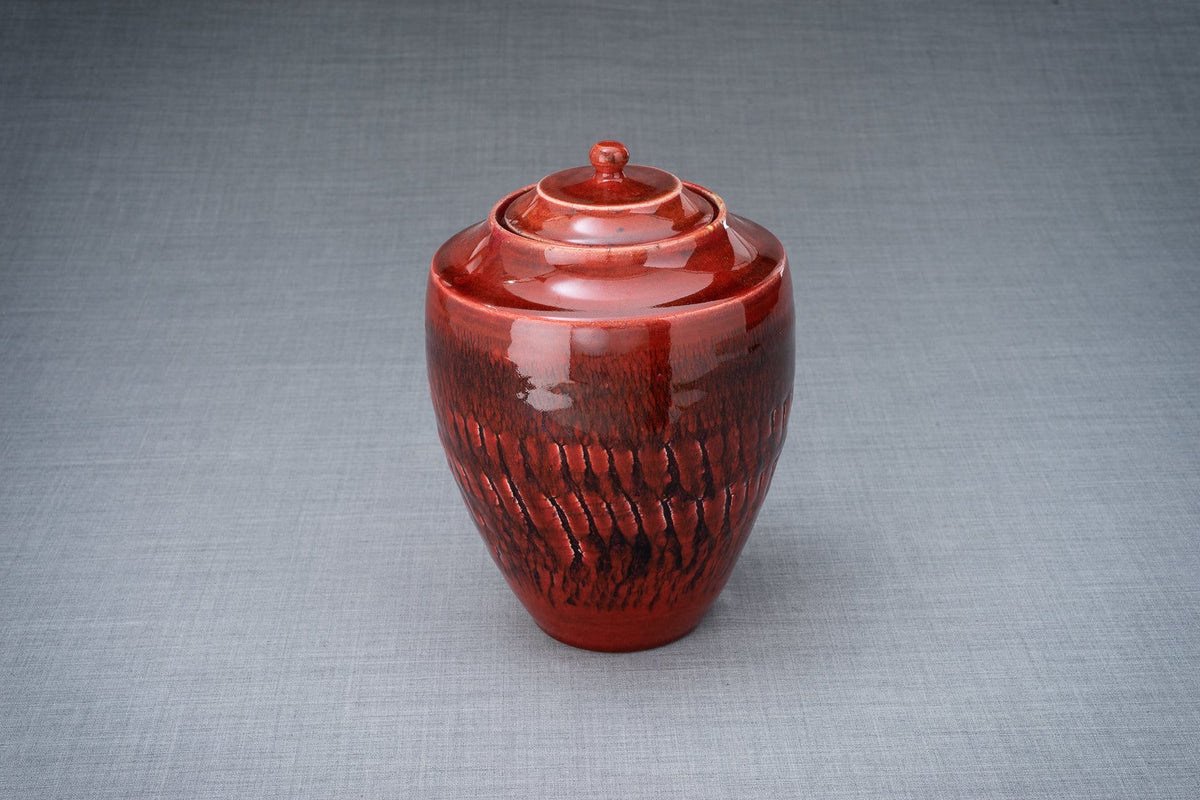 Ceramic Art Urn for Ashes - handmade on a pottery wheel by Pulvis Art Urns