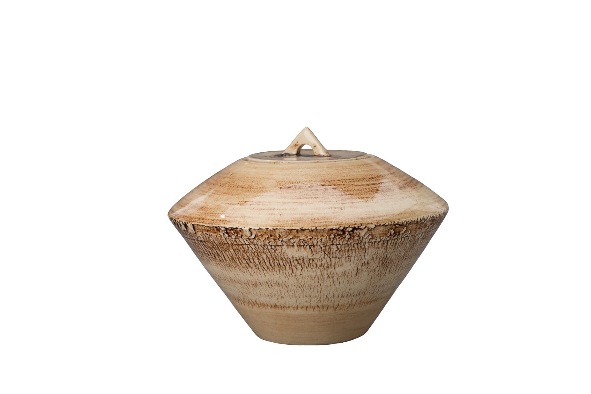 Ceramic Art Urn for Ashes - handmade on a pottery wheel by Pulvis Art Urns