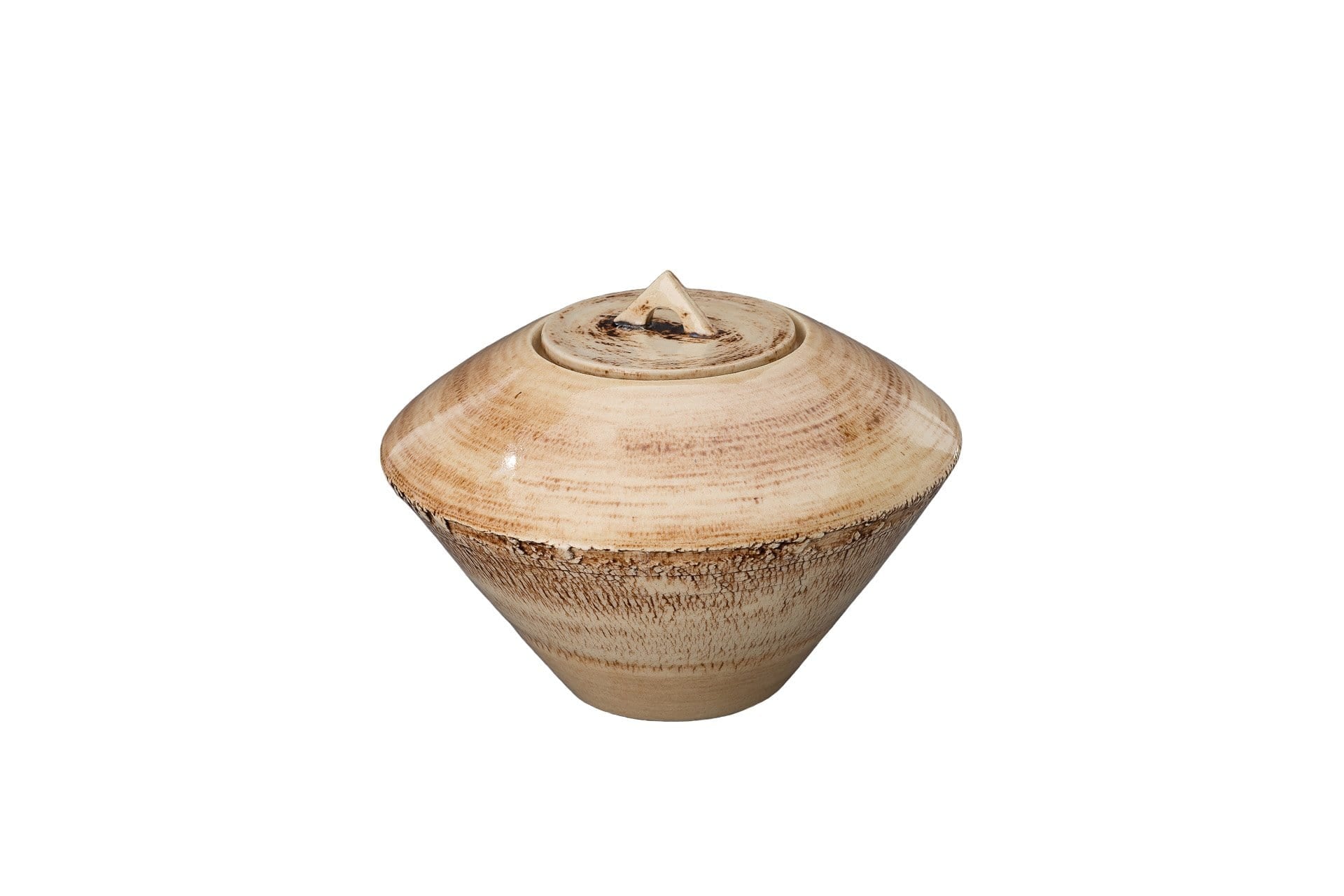Ceramic Art Urn for Ashes - handmade on a pottery wheel by Pulvis Art Urns