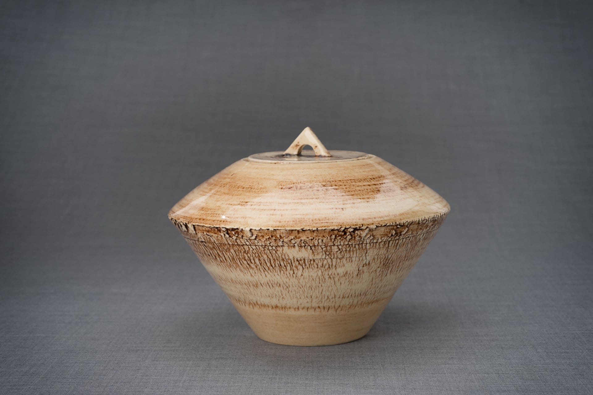 Ceramic Art Urn for Ashes - handmade on a pottery wheel by Pulvis Art Urns