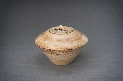 Ceramic Art Urn for Ashes - handmade on a pottery wheel by Pulvis Art Urns
