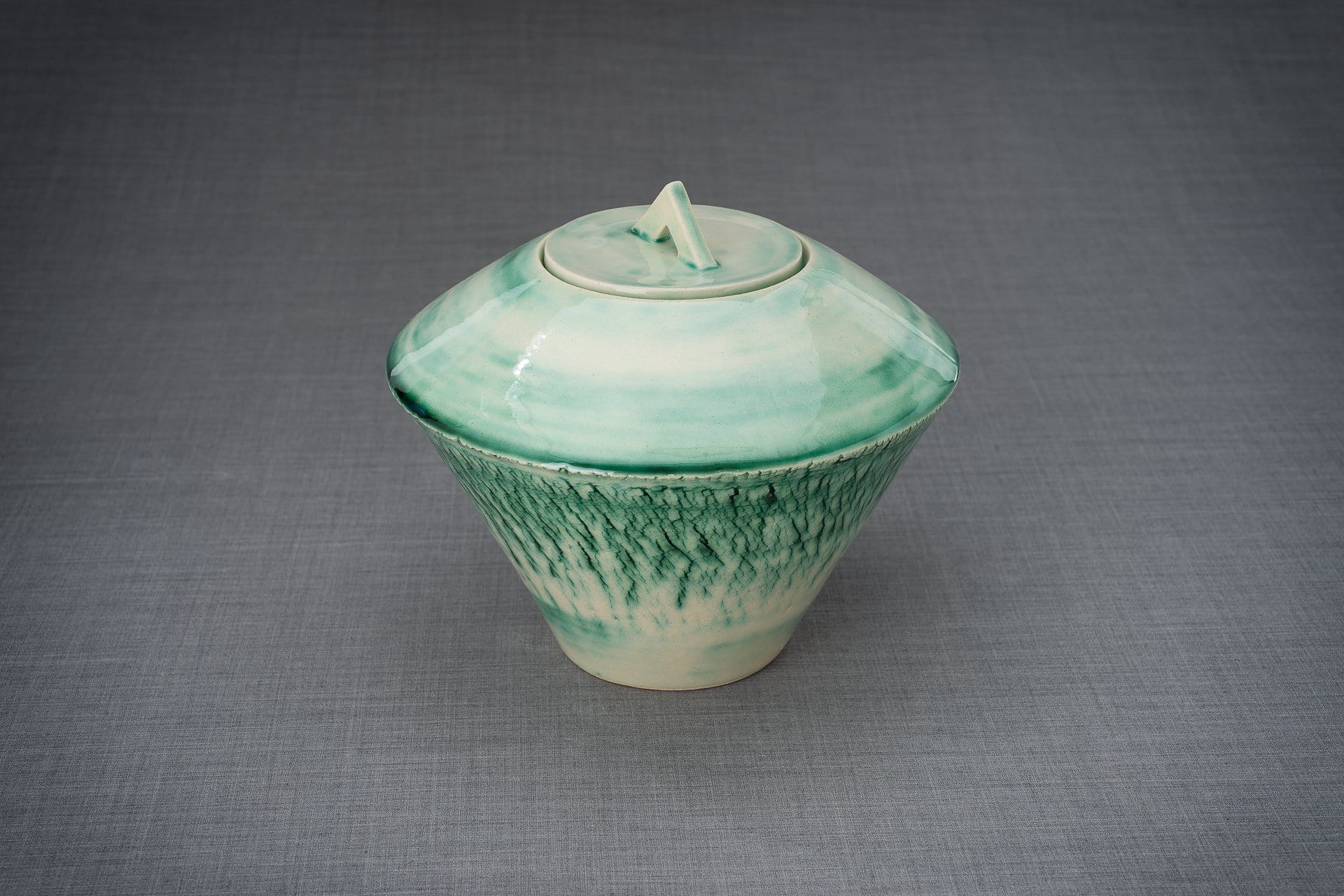 Ceramic Art Urn for Ashes - handmade on a pottery wheel by Pulvis Art Urns