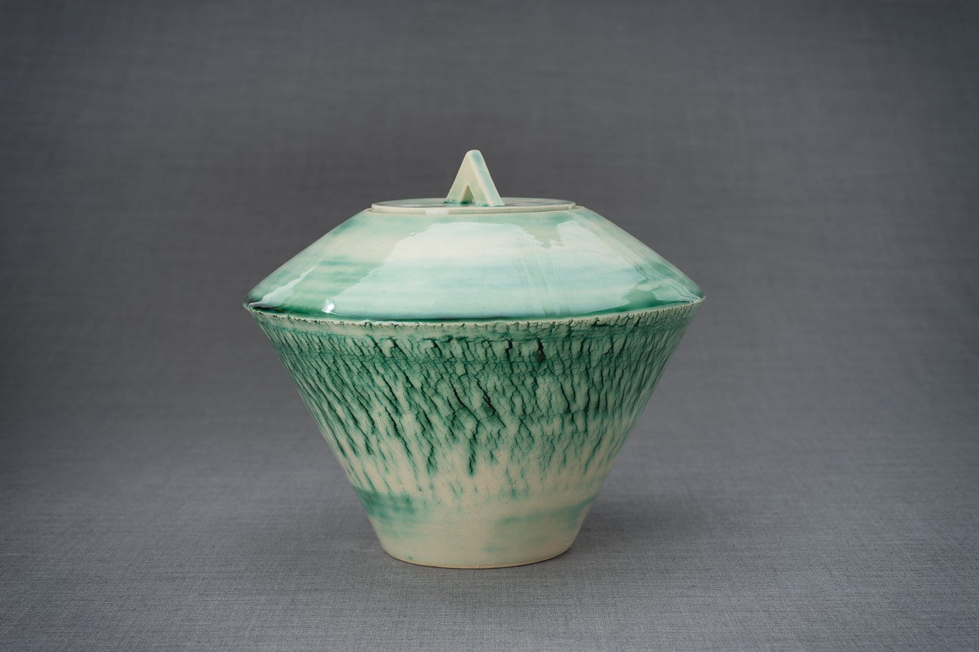 Ceramic Art Urn for Ashes - handmade on a pottery wheel by Pulvis Art Urns