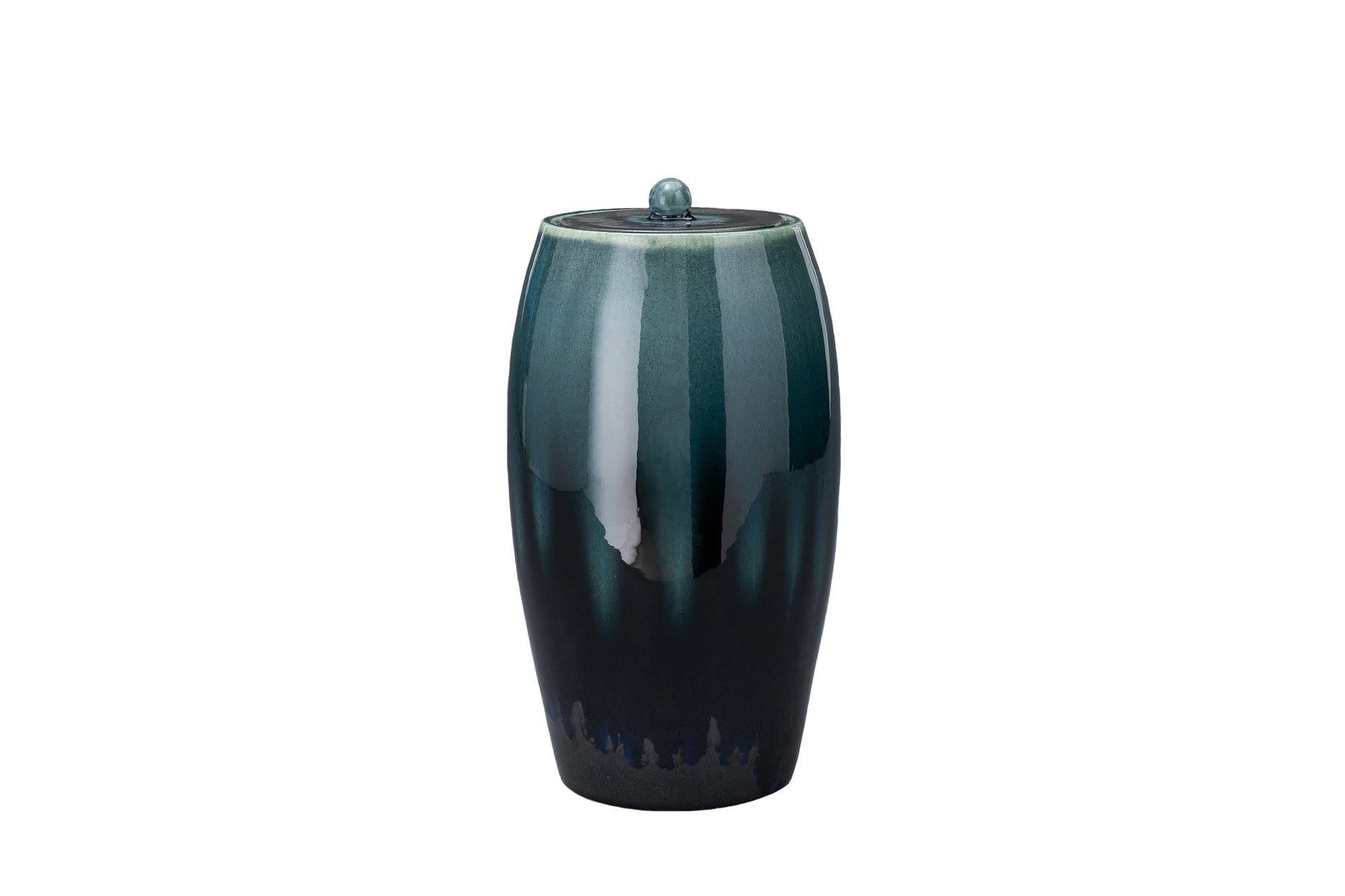 Ceramic Art Urn for Ashes - handmade on a pottery wheel by Pulvis Art Urns
