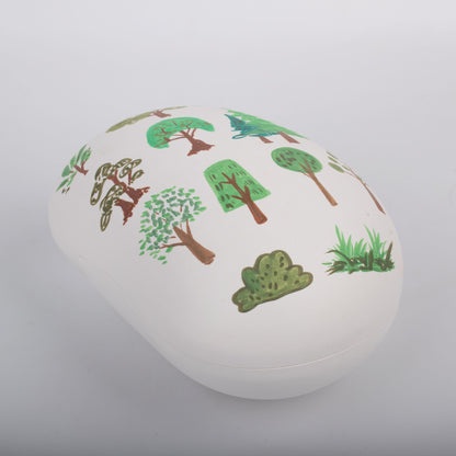 Biodegradable Pet Urn "Peanut" | Customizable Burial Memorial for Pets