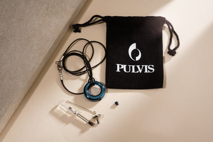 Pulvis Art Urns Cremation Necklace – Forever | Stainless Steel | Memorial Jewelry | Blue