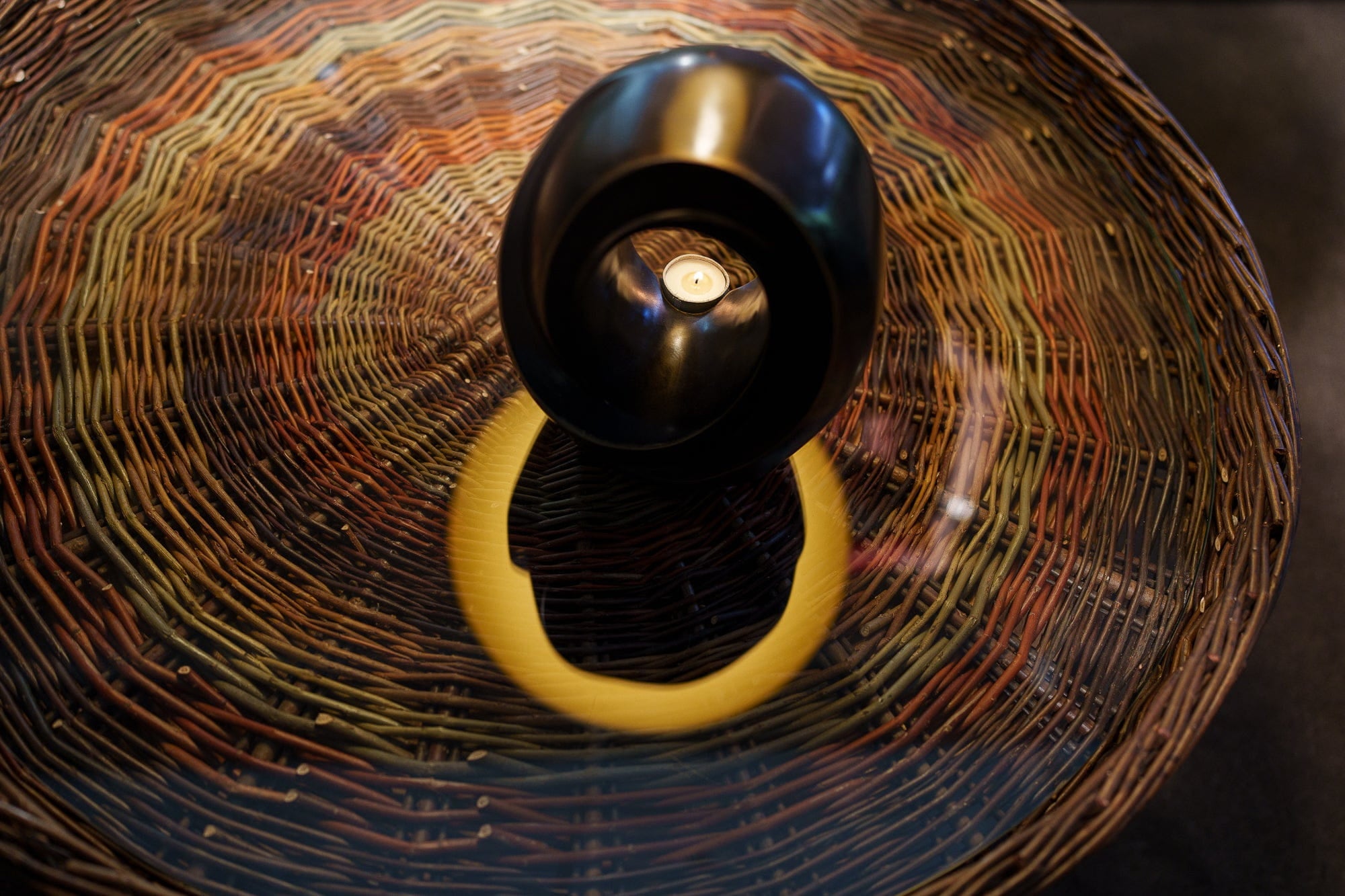 Cast Bronze Cremation Urn "The Passage" - Dark Patina | Exclusive Bronze Urn