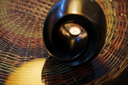 Cast Bronze Cremation Urn "The Passage" - Dark Patina | Exclusive Bronze Urn