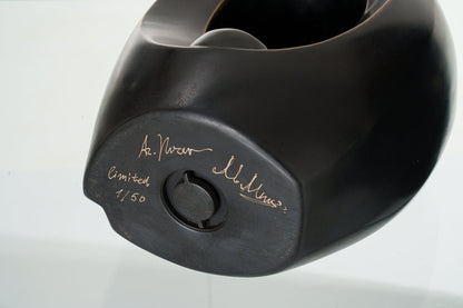 Cast Bronze Cremation Urn "The Passage" - Dark Patina | Exclusive Bronze Urn