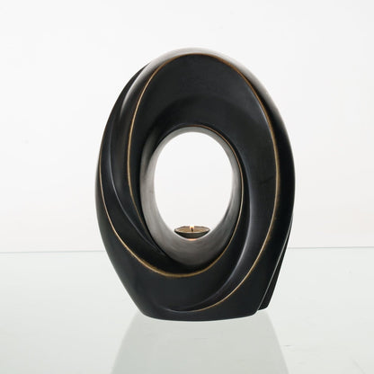 Cast Bronze Cremation Urn "The Passage" - Dark Patina | Exclusive Bronze Urn