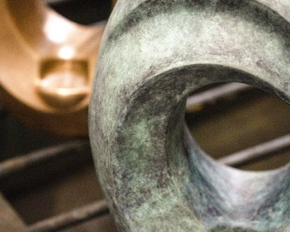 Cast Bronze Cremation Urn "The Passage" - Exclusive Bronze Urn