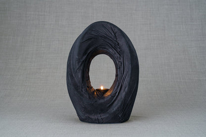 Pulvis Art Urns Exclusive Urn Handmade Cremation Urn for Ashes "The Passage" - Exclusive Leather Edition
