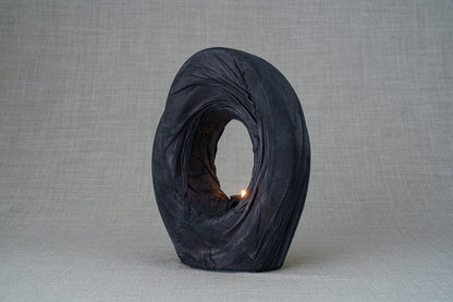 Pulvis Art Urns Exclusive Urn Handmade Cremation Urn for Ashes "The Passage" - Exclusive Leather Edition