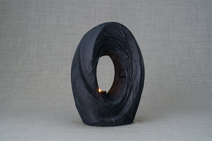 Pulvis Art Urns Exclusive Urn Handmade Cremation Urn for Ashes "The Passage" - Exclusive Leather Edition