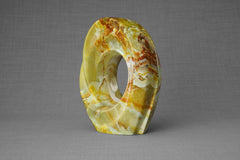 HydroGraphics Urn "The Passage - Onyx" - Large | Ceramic | Hydro Dipping