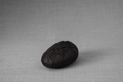 Pulvis Art Urns Exclusive Urn Leather Cremation Keepsake "Stone" - Exclusive Edition