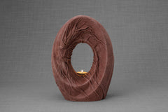 Nappa Leather Cremation Urn "The Passage" - Exclusive Edition