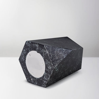 Pulvis Art Urns Handmade Urn "Crystal"  - Stainless Steel | Dark Granite
