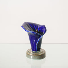Calla Lily Keepsake Urn - Blue Night | Ceramic