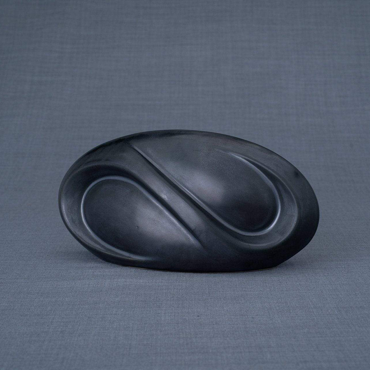 Eternity Cremation Keepsake for Ashes – Dark Matte | Small | Ceramic