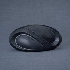 Eternity Handmade Cremation Keepsake Urn - Small | Dark Matte | Ceramic