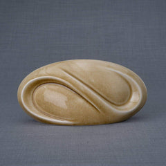 Eternity Handmade Cremation Keepsake Urn - Small | Dark Sand | Ceramic