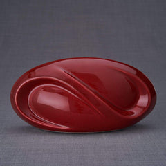 Eternity Handmade Cremation Keepsake Urn - Small | Red | Ceramic