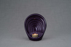 Handmade Cremation Keepsake Urn "Guardian" - Small | Violet | Ceramic