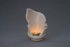 Handmade Cremation Keepsake Urn "Light" - Small | Off-white | Ceramic Urn