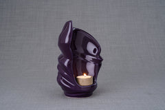 Handmade Cremation Keepsake Urn "Light" - Small | Violet | Ceramic
