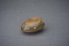Handmade Cremation Keepsake Urn "Resonance" - Small | Brown Melange | Ceramic