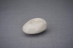 Urne funéraire artisanale « Résonance » - Petite | Blanc cassé | Urne en céramique