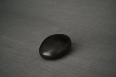Urne funéraire artisanale « Pierre » - Petite | Mat foncé | Céramique