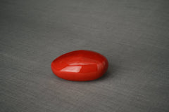 Urne funéraire artisanale « Pierre » - Petite | Rouge | Céramique